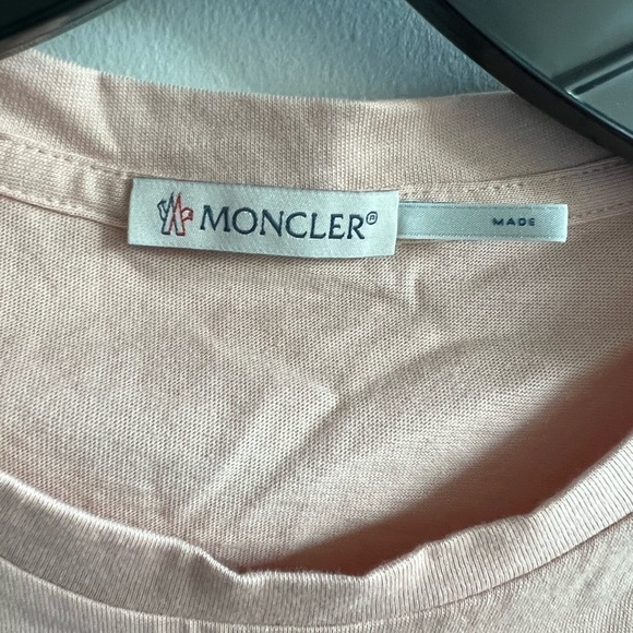 Moncler Metallic Logo Front Cotton T-Shirt - Picture 11 of 12